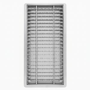 SS CHANNEL WITH SS SHEET STRIP 25 × 3 MM GRATING